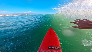 Relaxing afternoon surf session at Carcavelos [upl. by Einitsed295]