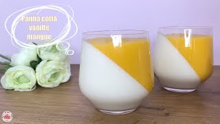 Panna cotta vanille mangue [upl. by Armyn]