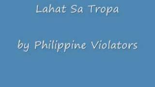 Philippine Violators  Lahat Sa Tropa [upl. by Roswell]