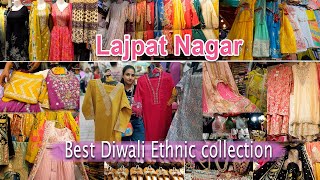 Lajpat Nagar market  Best festival collection  Ethnic Diwali shopping lajpatnagar [upl. by Kemeny734]