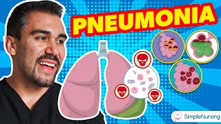 Pneumonia symptoms patho nursing interventions for NCLEX RN amp LPN [upl. by Enymsaj]