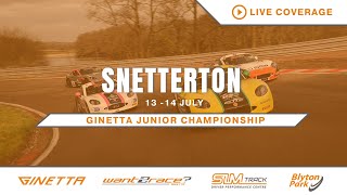 2024 Ginetta Junior Championship  Snetterton  Round 15  LIVE [upl. by Nahgam864]