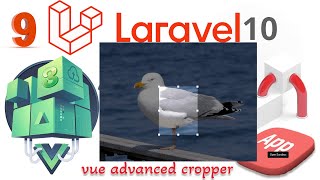 vue advanced cropper Laravel 10 مع vue js 3 [upl. by Ayo]