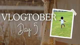 Vlogtober 2024 Day 5Park TimeDoing My Toddler’s HairCleaning Motivation [upl. by Ramej189]