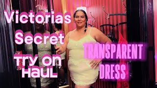 Victoria’s Secret Try On Haul  PLUS SIZE Transparent Dress  Betsy Beth Try On [upl. by Regan133]