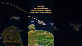 cruceros colombia viralvideo viajes viralshorts embarcaciones cartagena curacao aruba [upl. by Publia]