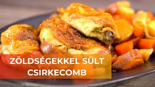 Zöldségekkel sült csirkecomb [upl. by Deborath]