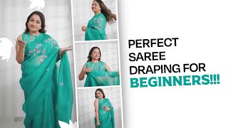 Mastering The Art Of Wearing SAREE Every Day  Dolly Jain saree draping [upl. by Yawnoc]