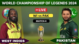 Live Pakistan Champions vs West Indies Champions  PAKC vs WIC Live  World Legends Championship [upl. by Aicilaana]