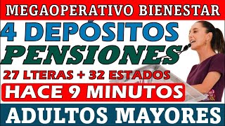 SUPEROPERATIVO ¡CLAUDIA ENVÁ AVISO💥ADULTOS MAYORES YA SE PUSO ORDEN💥Notición 4 pagos Pensión ADULTOS [upl. by Alracal]