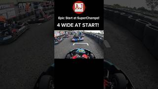 EPIC START 6 Way Battle On Lap One racing grid daytonakarting sodikart N35Karts automobile [upl. by Erual]