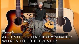 7 Acoustic Guitar Body Shapes Their Differences and Sounds  Reverb [upl. by Nanyt]