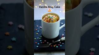 Vanilla Mug Cake mugcakes shorts reels viralvideo trending fyp [upl. by Anyat]