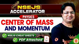 Center of Mass and Momentum  NSEJS Accelerator  Most Important Topics  NSEJS 2024  Vikas Sir [upl. by Vasily]