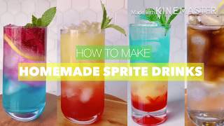 SPRITE HOMEMADE DRINKS  10 EASY MADE [upl. by Sarene]