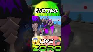 EDIT LIKE ZORO FF 😍😘🥹🫰🇮🇳 freefire1vs1customtipsandtricks freefireclips freefireshorts shorts [upl. by Proudlove]