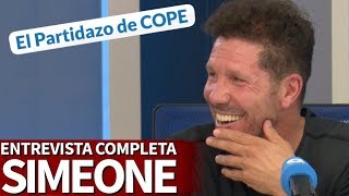 Entrevista completa al Cholo Simeone en el Partidazo de COPE  Diario AS [upl. by Melesa]