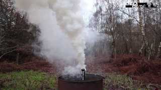 White Wire Pull Smoke Grenade WP40 [upl. by Rhines]