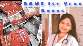 List Of BAMS 1st Year Books trending love bams books youtube medico [upl. by Olin258]