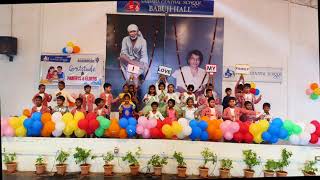 Saibaba Central School Dance performance by class 1 students on Gratitude to Parents and Elders [upl. by Uuge20]