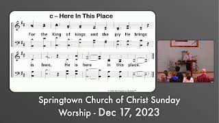 sunday service 12172023 [upl. by Rawlinson]