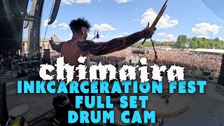 Chimaira  Inkcarceration Fest 2024 Full Set  Live Drum Cam by Austin DAmond [upl. by Oiromed]