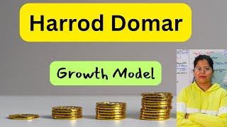 Harrod Domar Model Part 1  Economic Growth  Deepti Mahajan [upl. by Eenel148]