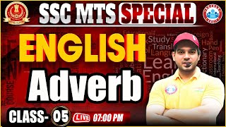 SSC MTS English Classes 2024  Adverb for SSC MTS  MTS English By Sanjeev Thakur Sir [upl. by Annmaria]