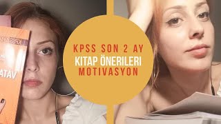 ÇALIŞAMIYORUM 🤯 KPSS KAYNAK ÖNERİLERİ SON 2 AYDA KPSS MOTİVASYON [upl. by Charles]