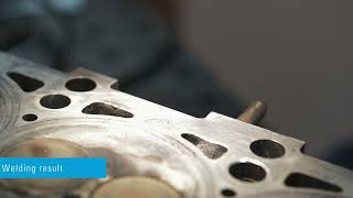 Micro Arc Welder  Cylinder head repair  Aluzylinderkopf Reparatur [upl. by Enilamme]