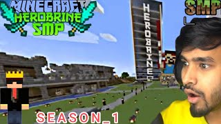 HEROBRAIN SMP ka SEASON1 in EP 1 🥰 [upl. by Sabu]