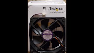 Evercool EC12025H12EP sold by StarTech as FAN12025PWM 120 PWM Fan Review Pt 1 [upl. by Harolda]