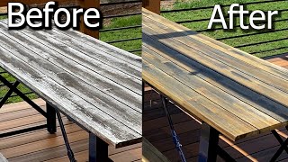 How to Seal Outdoor Wood Furniture with Valspar Exterior Sealer [upl. by Pritchard]