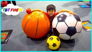 INDOOR PLAYGROUND Family Fun for Kids Play Center Giant Sports Balls Slides Ball Pit [upl. by Abisha844]