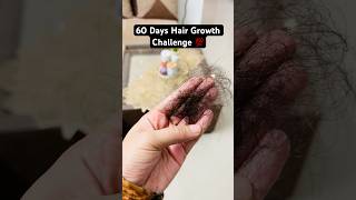 60 Days Hair Growth Challenge  hairgrowthtips hairgrowth hairgrowthtips hairgrowthoil haircare [upl. by Ylrevaw]