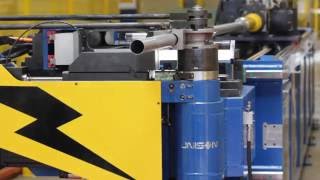 Unison Breeze 50mm Dual Stack CNC Tube Bender At Powrmatic [upl. by Eedyak503]