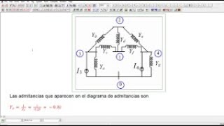 Matriz de Admitancia y la Reducción de Kron [upl. by Eilhsa]