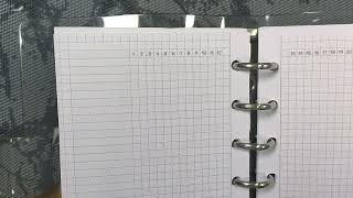 POCKET Plus MONTHLY TRACKER  Printable Planner Insert for Ring Planner SAMPLE PRINT [upl. by Shaner]