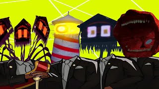 Evolution of House Head amp Lighthouse M0nster amp Train Eater  Coffin Dance Meme Cover [upl. by Nosreg]