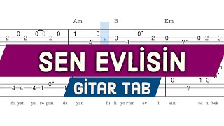 Gülden Karaböcek  Sen Evlisin  Gitar Tab [upl. by Retxed144]