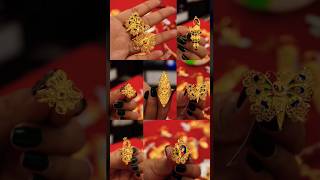 Latest bridal gold ring design goldring engagmentring shortvideo fashion [upl. by Laspisa471]