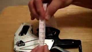 How To Load a SpeedyMark 3  Towa GS Labeler [upl. by Ynnal984]