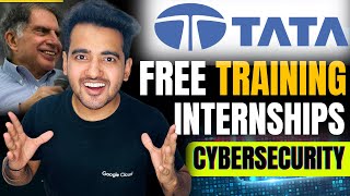 Tata Launched Free Cybersecurity Online Internship  Get Trained by TCS Expert in 2024 [upl. by Gregor]