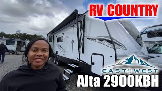 EAST TO WESTAlta2900KBH  by RV Country of Fresno CA Mesa AZ Fife WA Mt Vernon WA Coburg OR [upl. by Nnil]