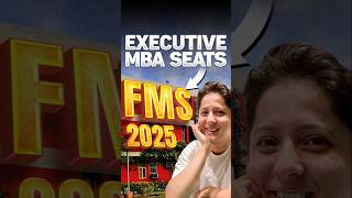 FMS Executive MBA Seats Breakdown General SC ST OBC amp More [upl. by Retxab]