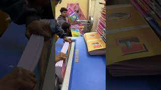 Register making advikanotebook machine notebookfactory shortvideo copybook cuttingmachine [upl. by Roze]