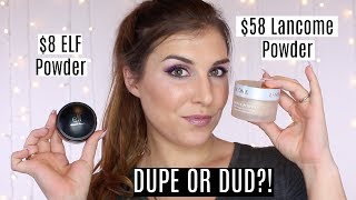 Dupe or Dud Lancome Absolue Setting Powder vs ELF Bailey B [upl. by Alesram]