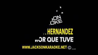 MARIDALIA HERNANDEZ EL AMOR QUE TUVE KARAOKE [upl. by Clarette]