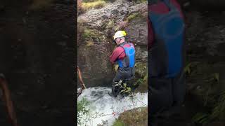 Stoneycroft Ghyll scramble jump [upl. by Sherill]