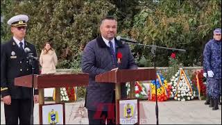 Ceremonie cu depunere de coroane la Monumentul dedicat eroilor Războiul de independență al României [upl. by Walther]